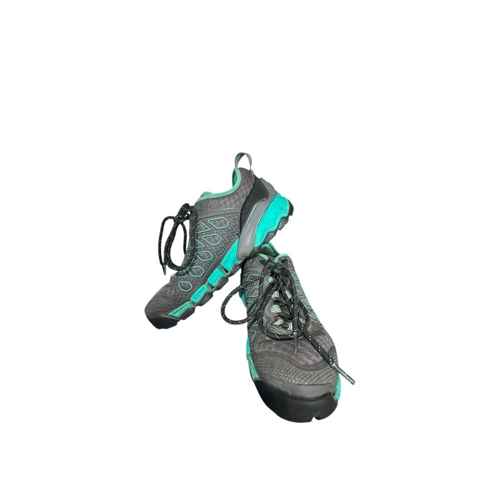 Women's Danner Extrovert 52140 Gray Hiking Shoes Gray Turquoise Womens Sz 6 M - Picture 9 of 11